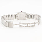 Cartier Watch Tank Francaise SM Pink Shell Stainless Steel — view 4