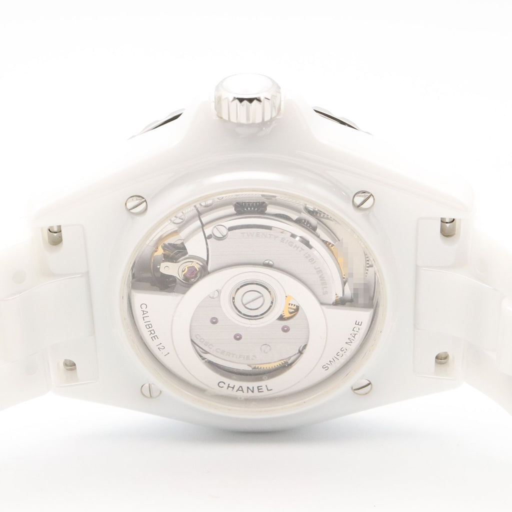 Chanel Watch Bezel Diamond White Ceramic — view 6