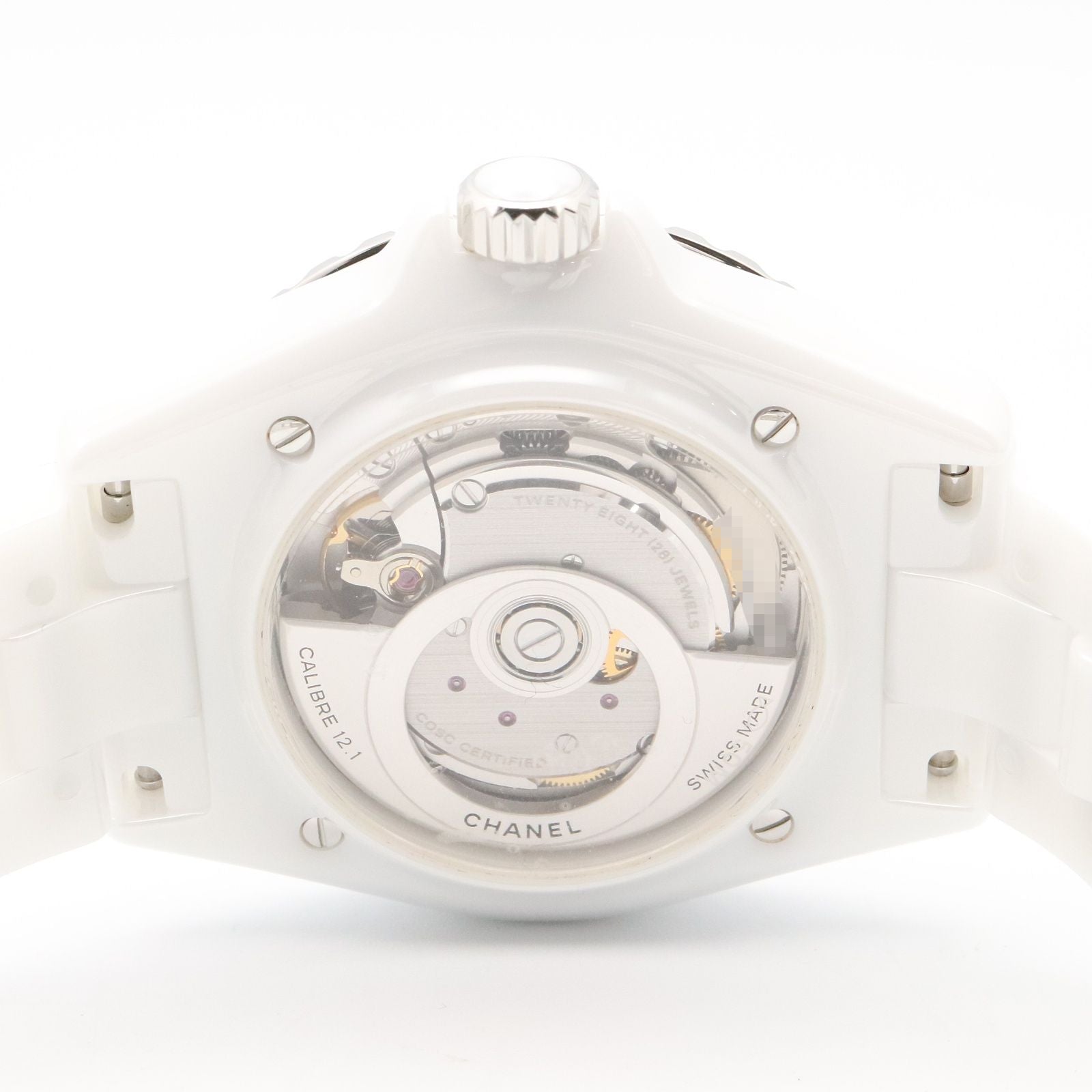Chanel Watch Bezel Diamond White Ceramic — view 6