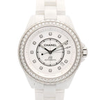 Chanel Watch Bezel Diamond White Ceramic