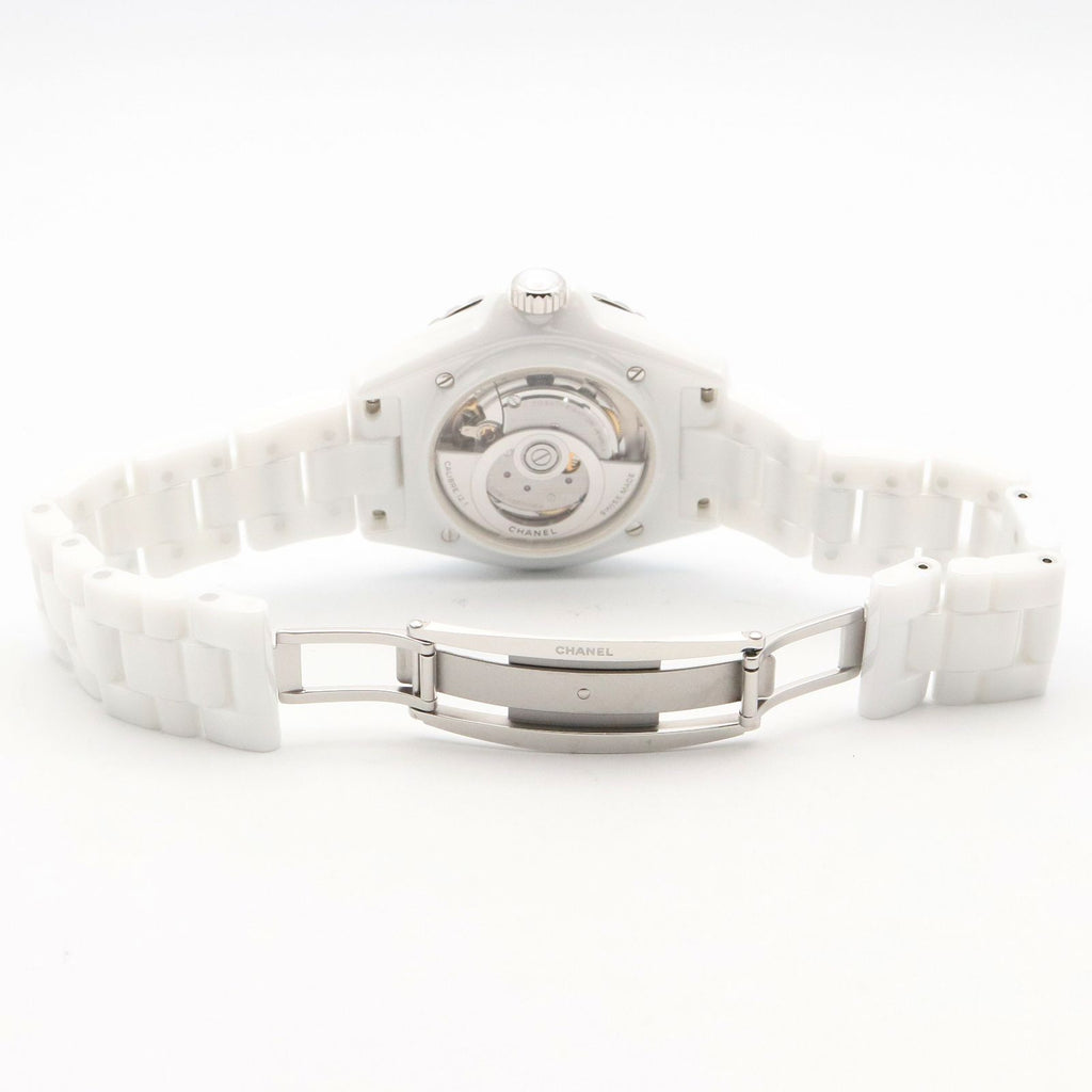 Chanel Watch Bezel Diamond White Ceramic — view 5