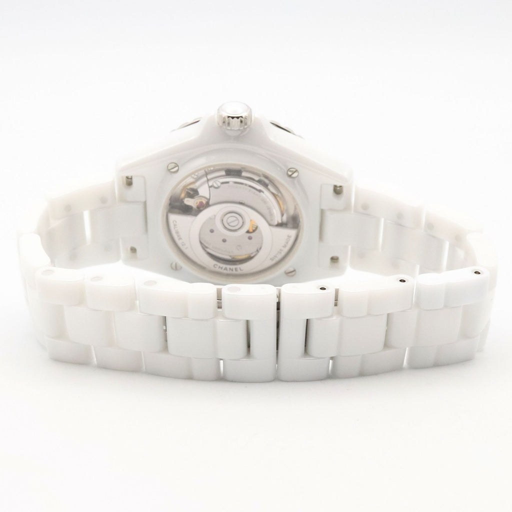Chanel Watch Bezel Diamond White Ceramic — view 4