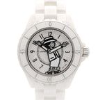 Chanel Watch Mademoiselle White Ceramic