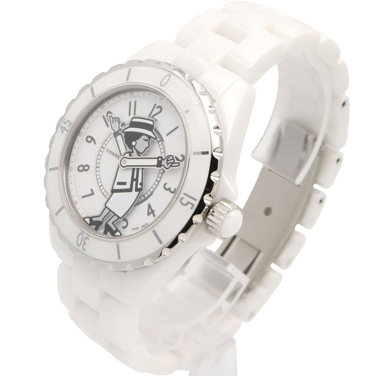 Chanel Watch Mademoiselle White Ceramic — view 2