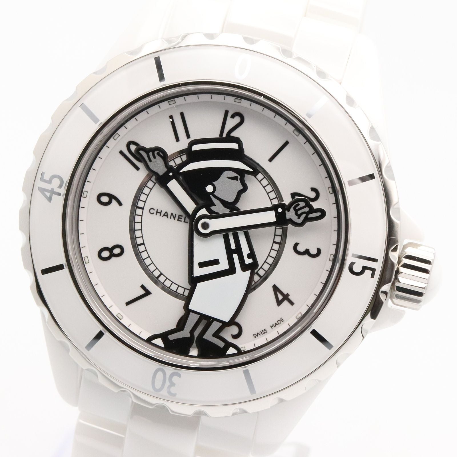 Chanel Watch Mademoiselle White Ceramic — view 3