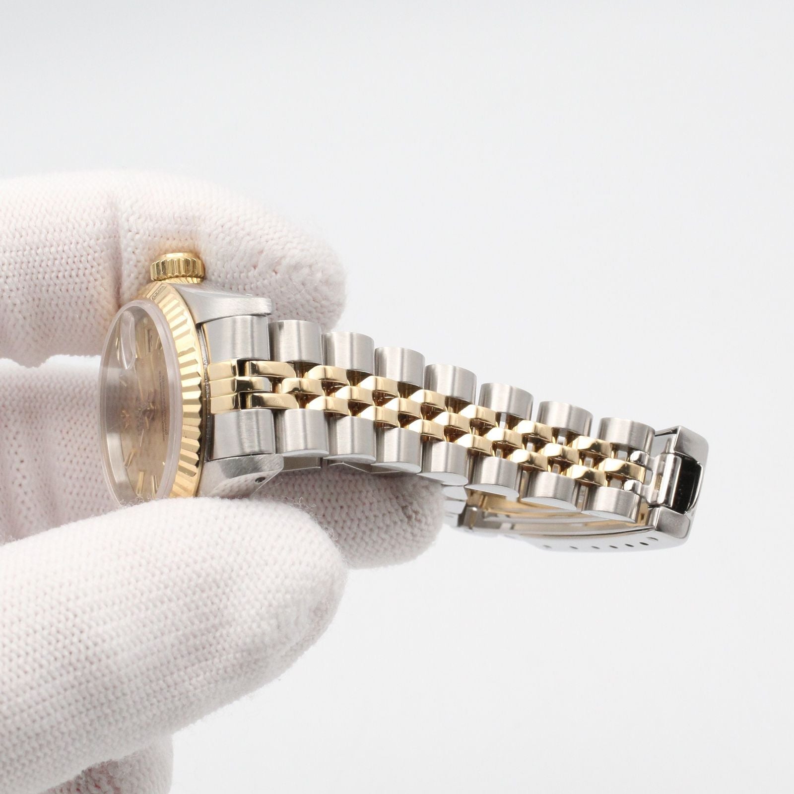 Rolex Datejust Number CH BA 18k Stainless Steel — view 8