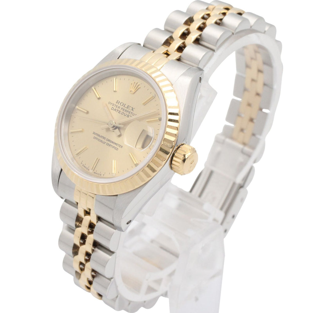 Rolex Datejust Number CH BA 18k Stainless Steel — view 2