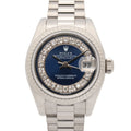 Rolex Watch Datejust Number BL MR Diamond 18k White Gold