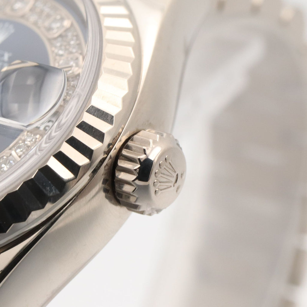 Rolex Watch Datejust Number BL MR Diamond 18k White Gold — view 6