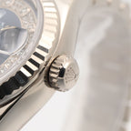 Rolex Watch Datejust Number BL MR Diamond 18k White Gold — view 6