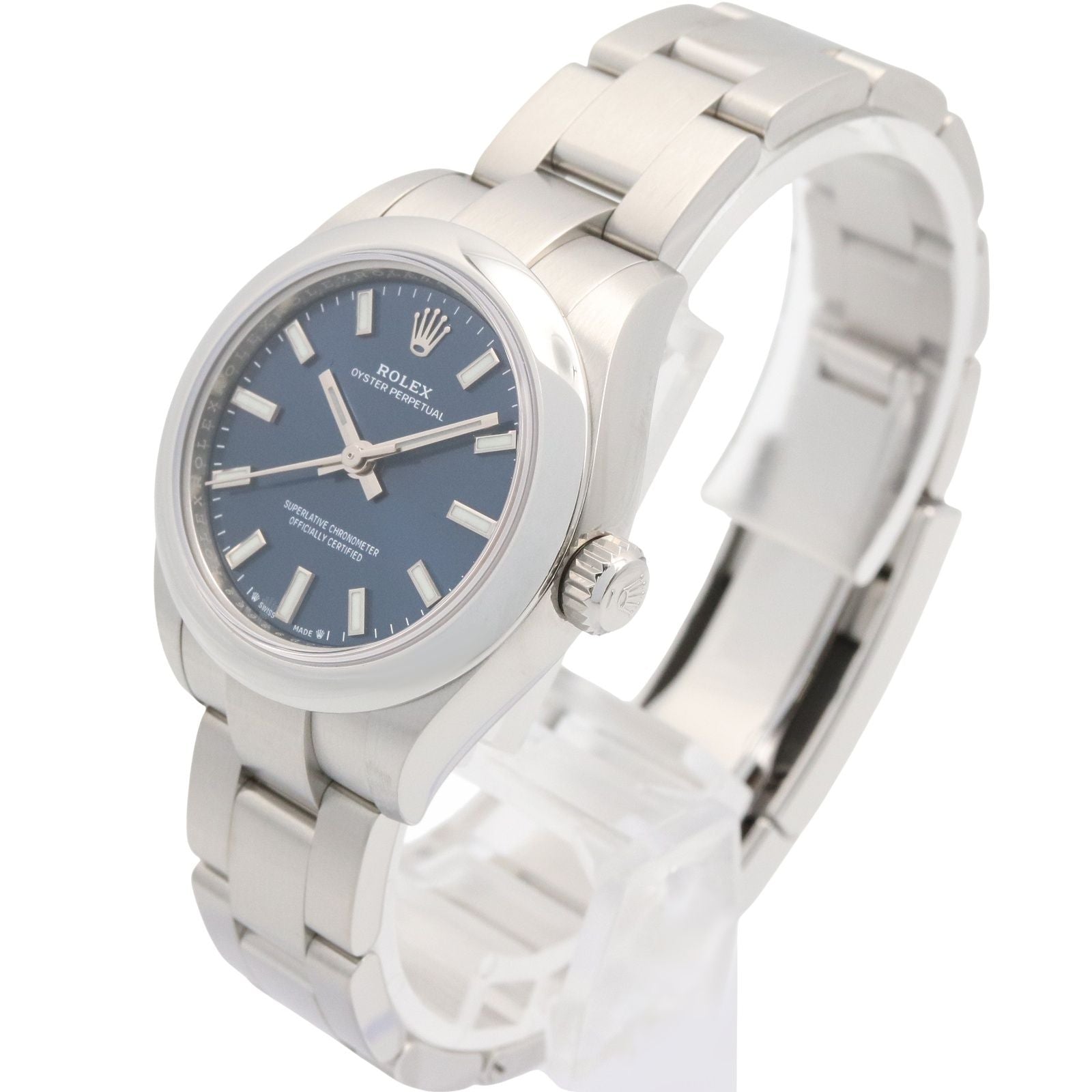 Rolex Watch Oyster Perpetual BL BA Stainless Steel — view 2