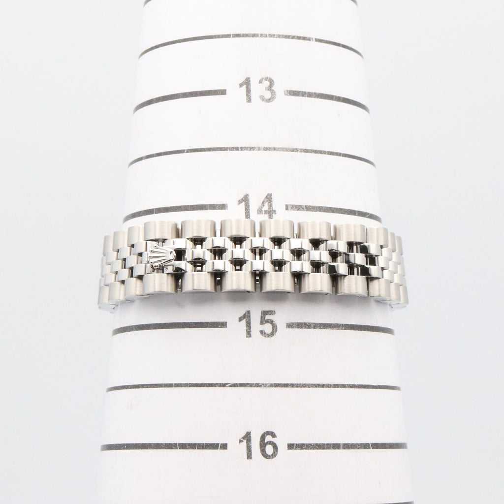 Rolex Watch Datejust Diamond Sil Sun NP 18k White Gold Stainless Steel — view 7