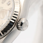 Rolex Watch Datejust Diamond Sil Sun NP 18k White Gold Stainless Steel — view 6