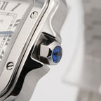 Cartier Watch Santos de Cartier SM Silver Stainless Steel — view 6