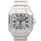 Cartier Watch Santos de Cartier SM Silver Stainless Steel