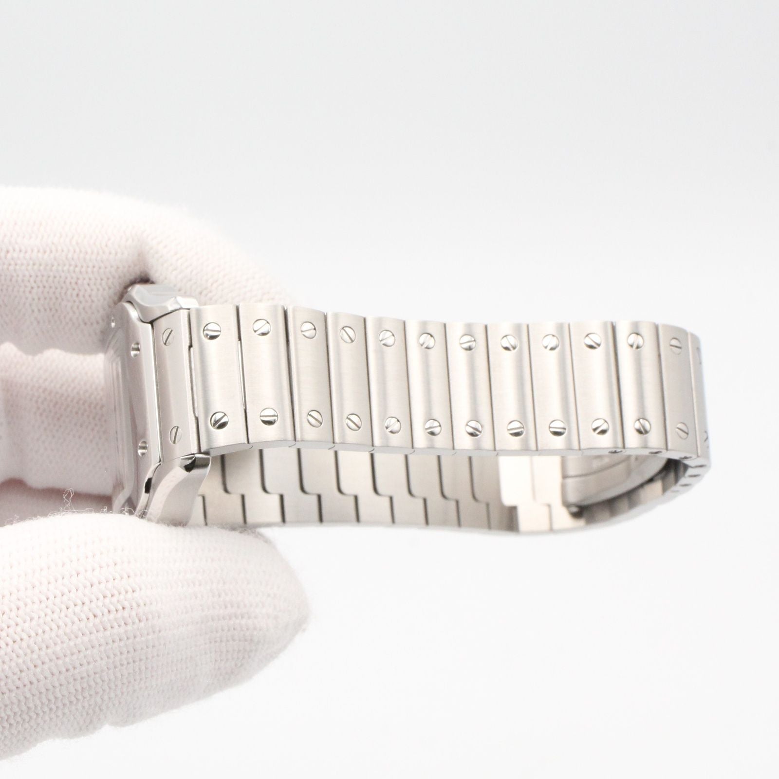 Cartier Watch Santos de Cartier SM Silver Stainless Steel — view 8