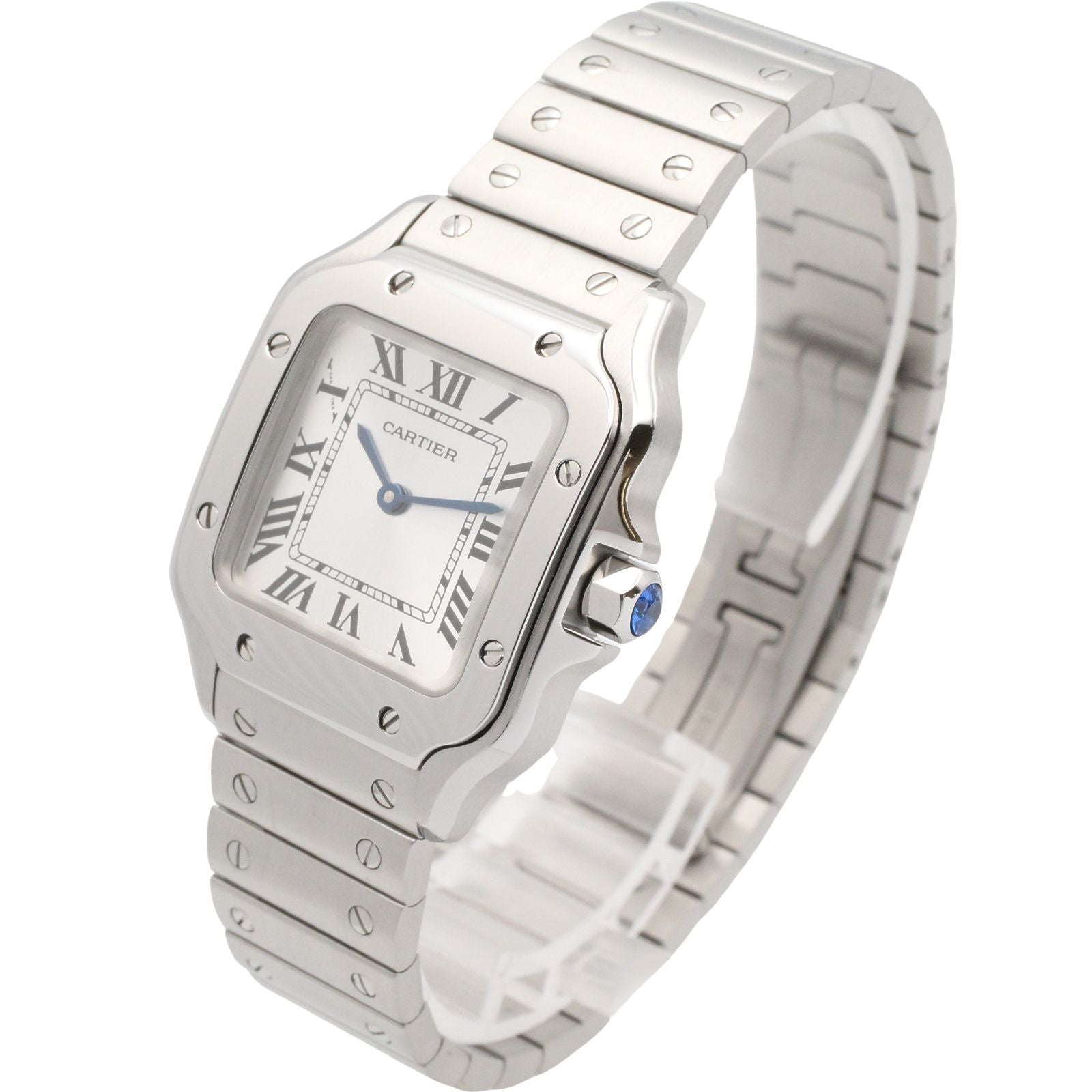 Cartier Watch Santos de Cartier SM Silver Stainless Steel — view 2