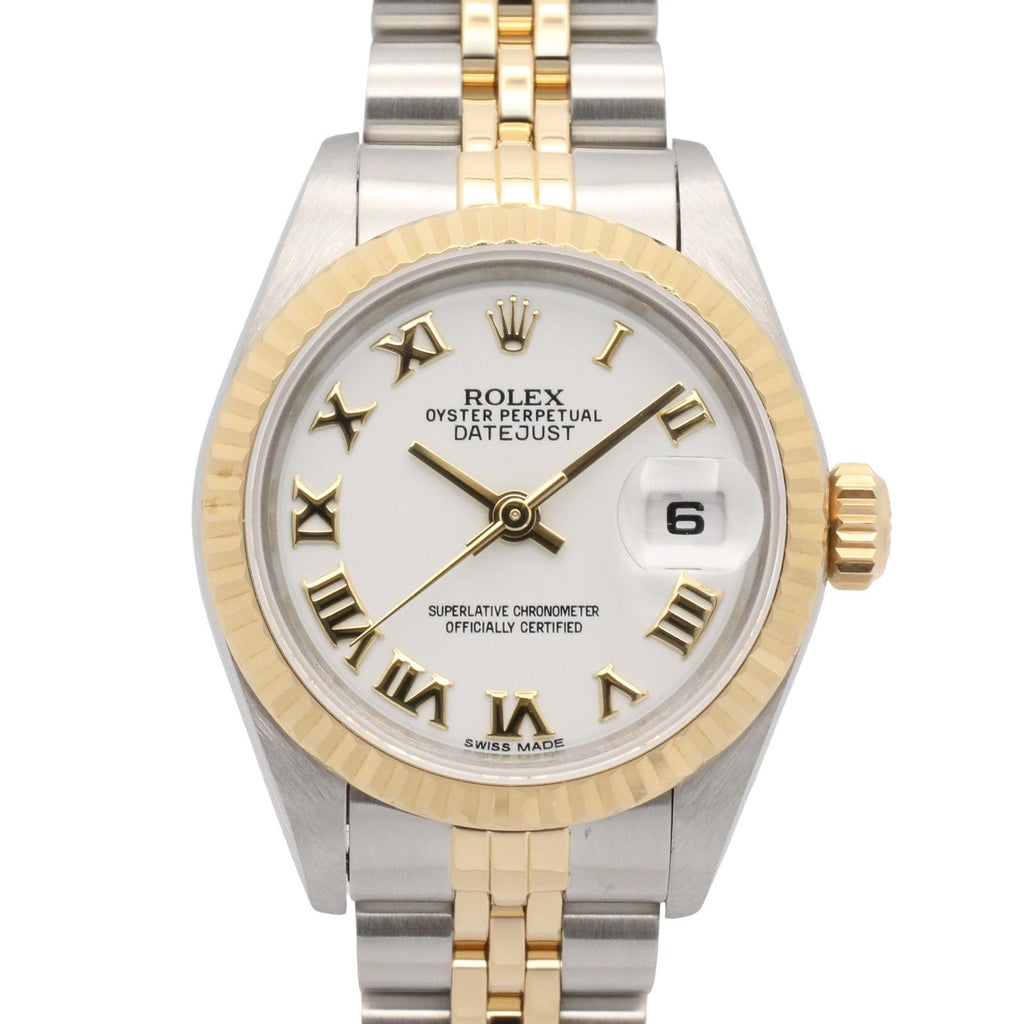 Rolex Datejust No 96 WH RO 18k Stainless Steel