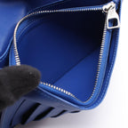 Louis Vuitton Bifold Wallet Portefeuille Brazza Monogram Taurillon Blue Vert — view 5