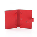 Hermes Card Case Bearn Rouge Tomato Leather — view 3
