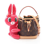 Louis Vuitton Handbag Sun Yitian Nano Noe Animogram 2-Way Canvas Leather