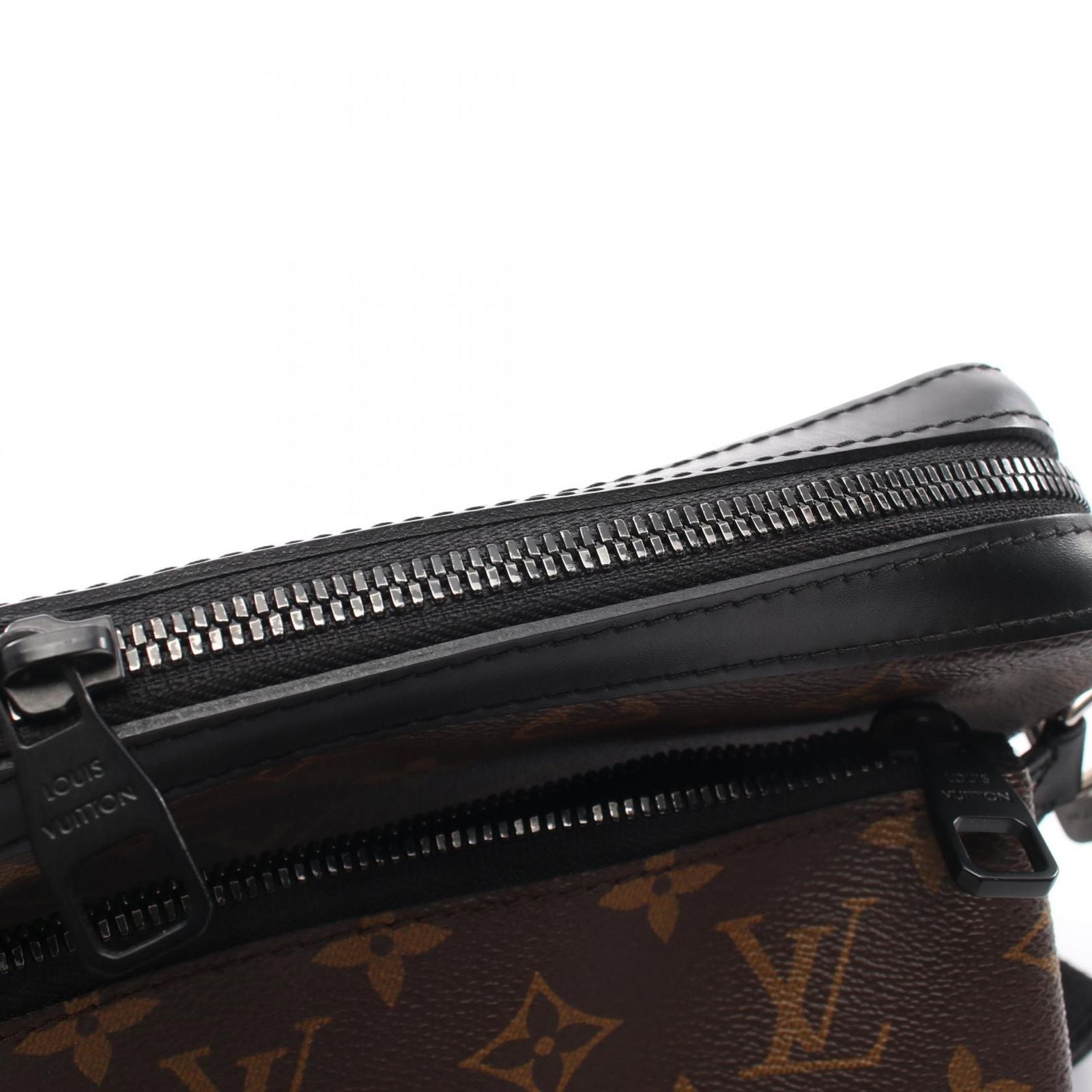 Louis Vuitton Shoulder Bag Trio Messenger Monogram Macassar Violet Canvas — view 8
