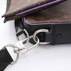 Louis Vuitton Shoulder Bag Trio Messenger Monogram Macassar Violet Canvas — view 6