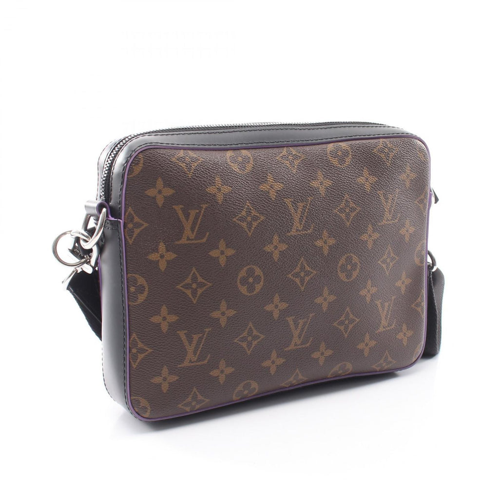 Louis Vuitton Shoulder Bag Trio Messenger Monogram Macassar Violet Canvas — view 2