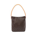 Louis Vuitton Shoulder Bag Looping GM Monogram Canvas Leather