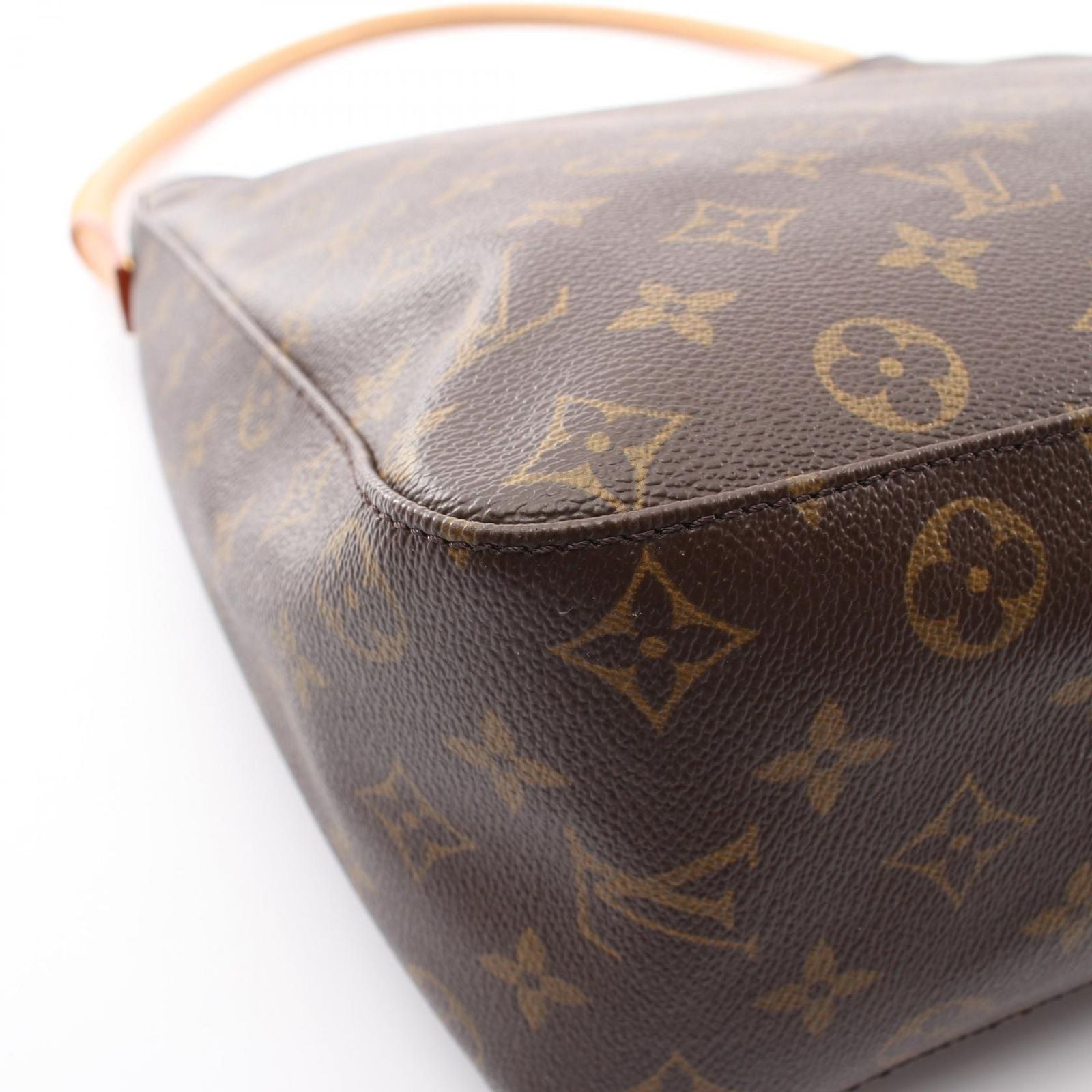 Louis Vuitton Shoulder Bag Looping GM Monogram Canvas Leather — view 6