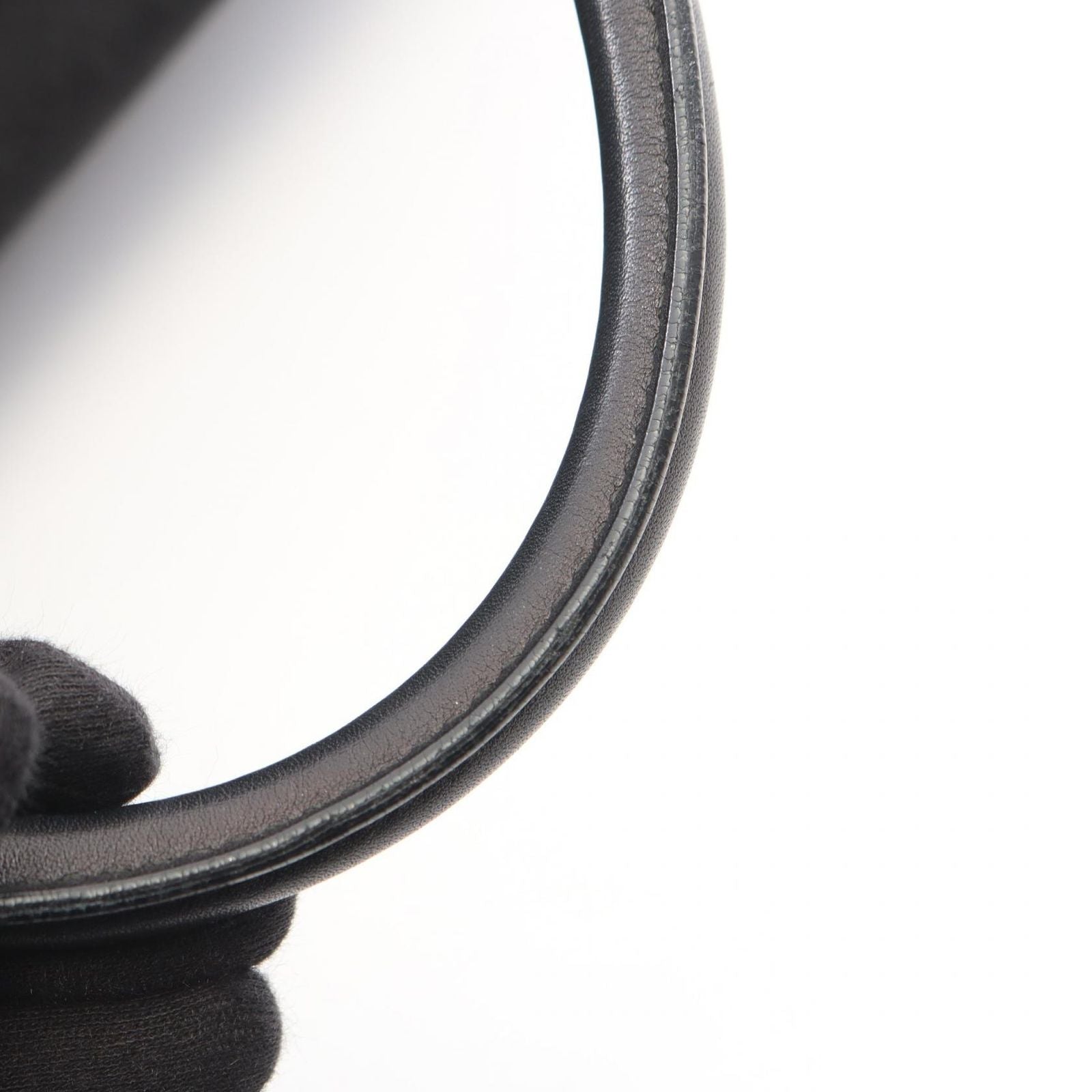 Dior Tote Oblique Trotter Black Leather Handbag — view 7
