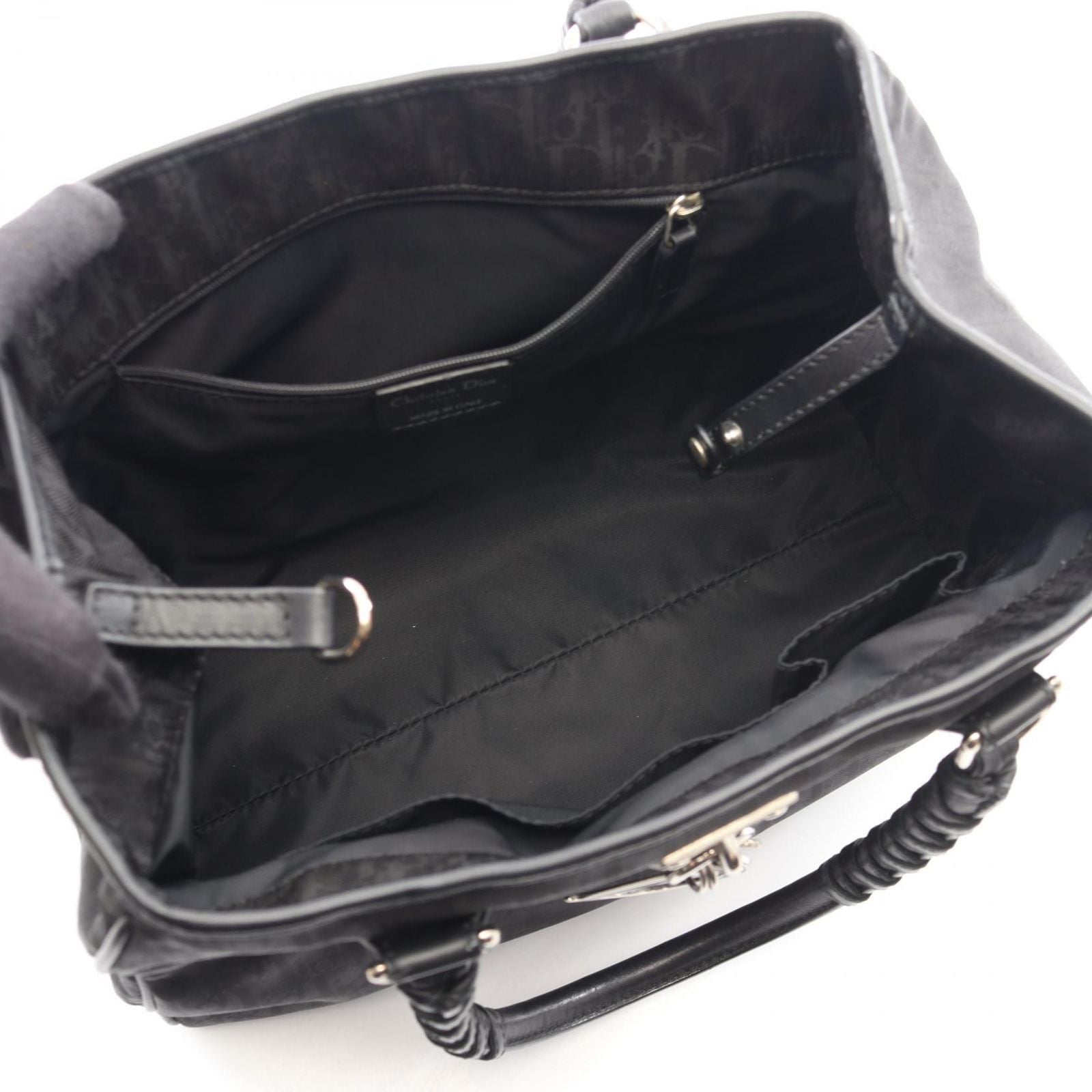 Dior Tote Brea Trotter Black Leather — view 3