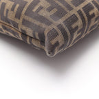 Fendi Tote Zucca Brown Canvas Leather — view 5