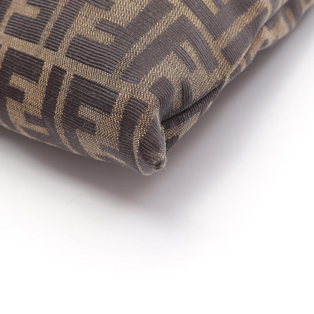 Fendi Tote Zucca Brown Canvas Leather — view 6