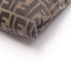 Fendi Tote Zucca Brown Canvas Leather — view 6