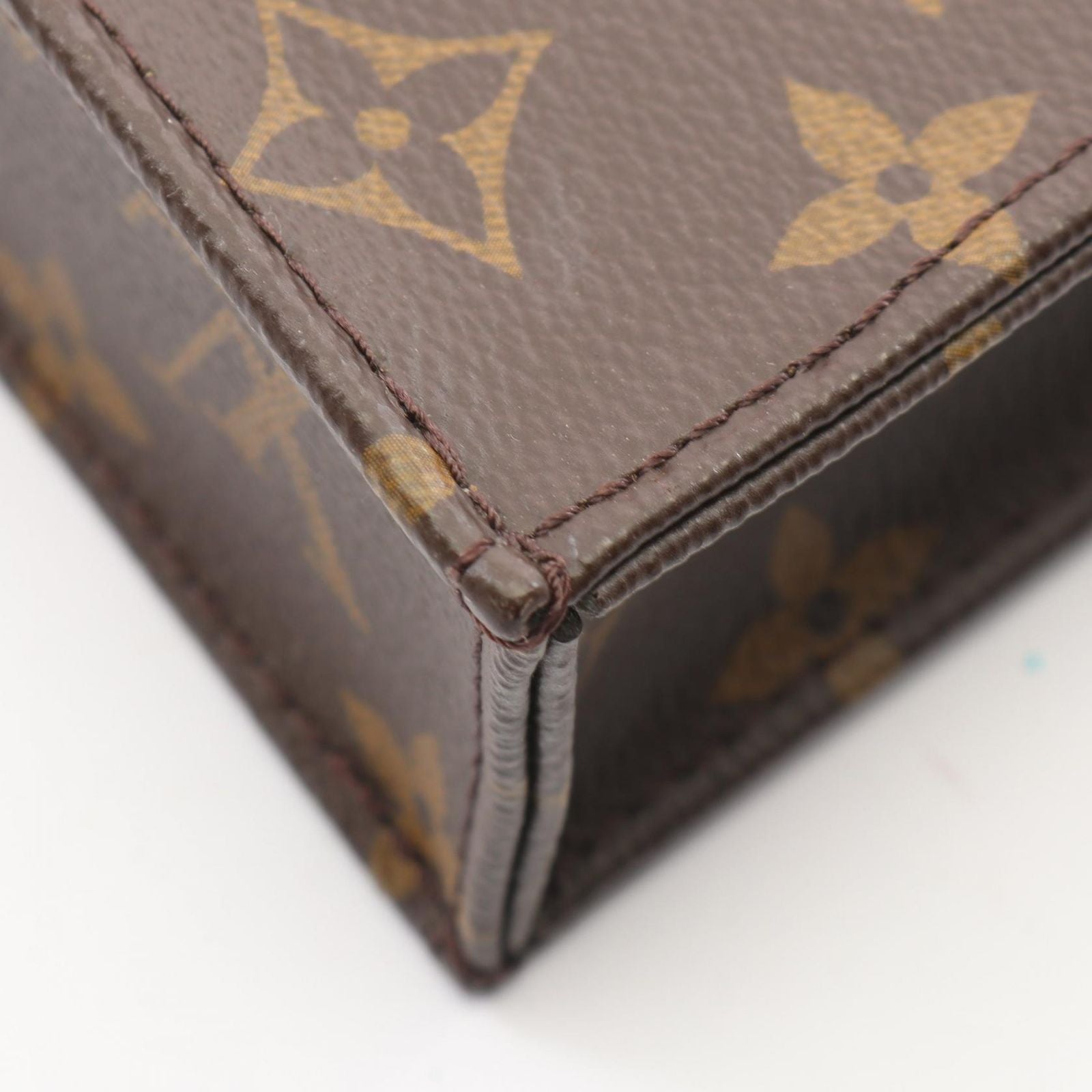 Louis Vuitton Handbag Petite Sac Plat 2-Way Canvas Leather — view 8