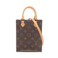 Louis Vuitton Handbag Petite Sac Plat 2-Way Canvas Leather