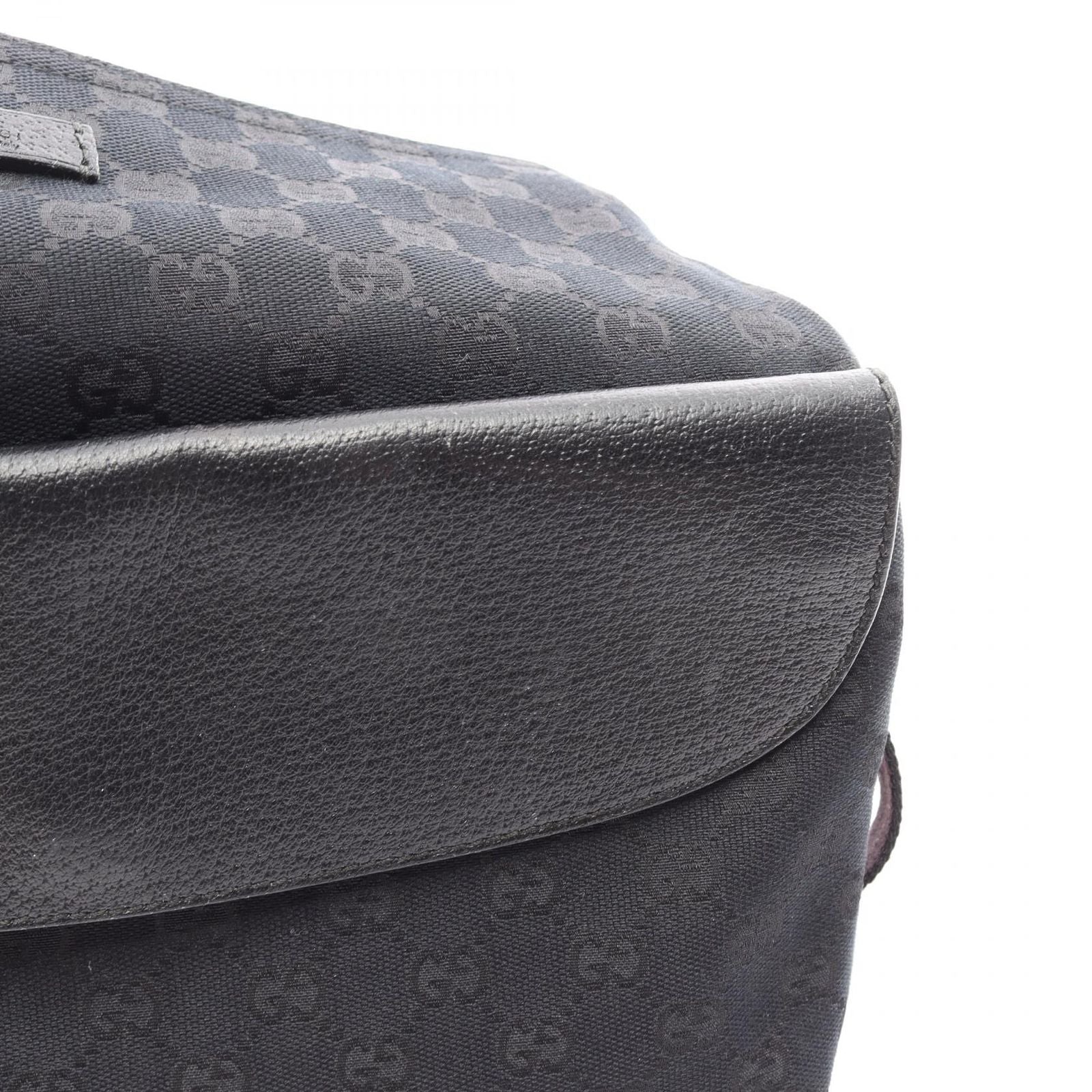 Gucci Shoulder Bag GG Canvas Black — view 7