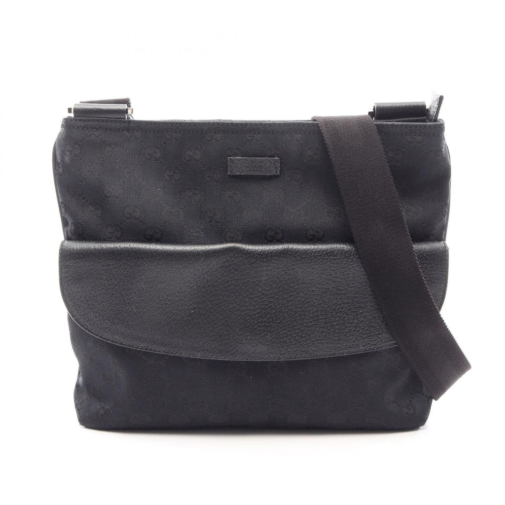 Gucci Shoulder Bag GG Canvas Black
