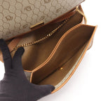 Dior Shoulder Bag Honeycomb Beige Canvas Leather Chain — view 3