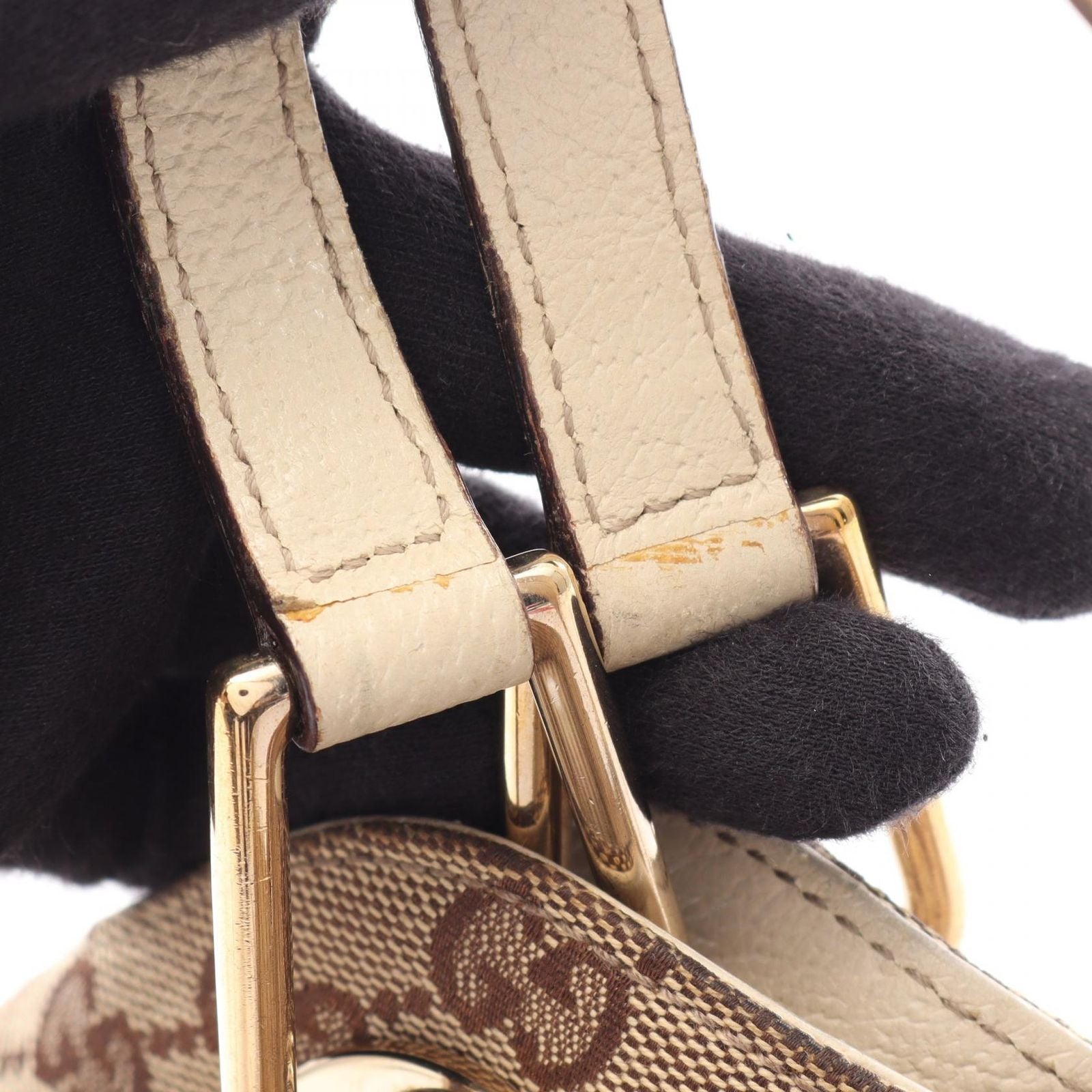 Gucci Shoulder Bag GG Canvas Beige Ivory Eclipse — view 8