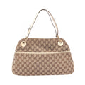 Gucci Shoulder Bag GG Canvas Beige Ivory Eclipse