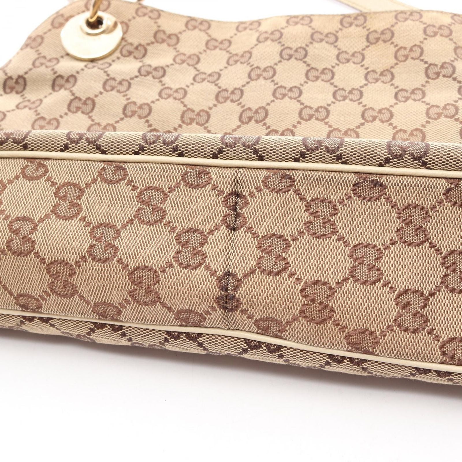 Gucci Shoulder Bag GG Canvas Beige Ivory Eclipse — view 9