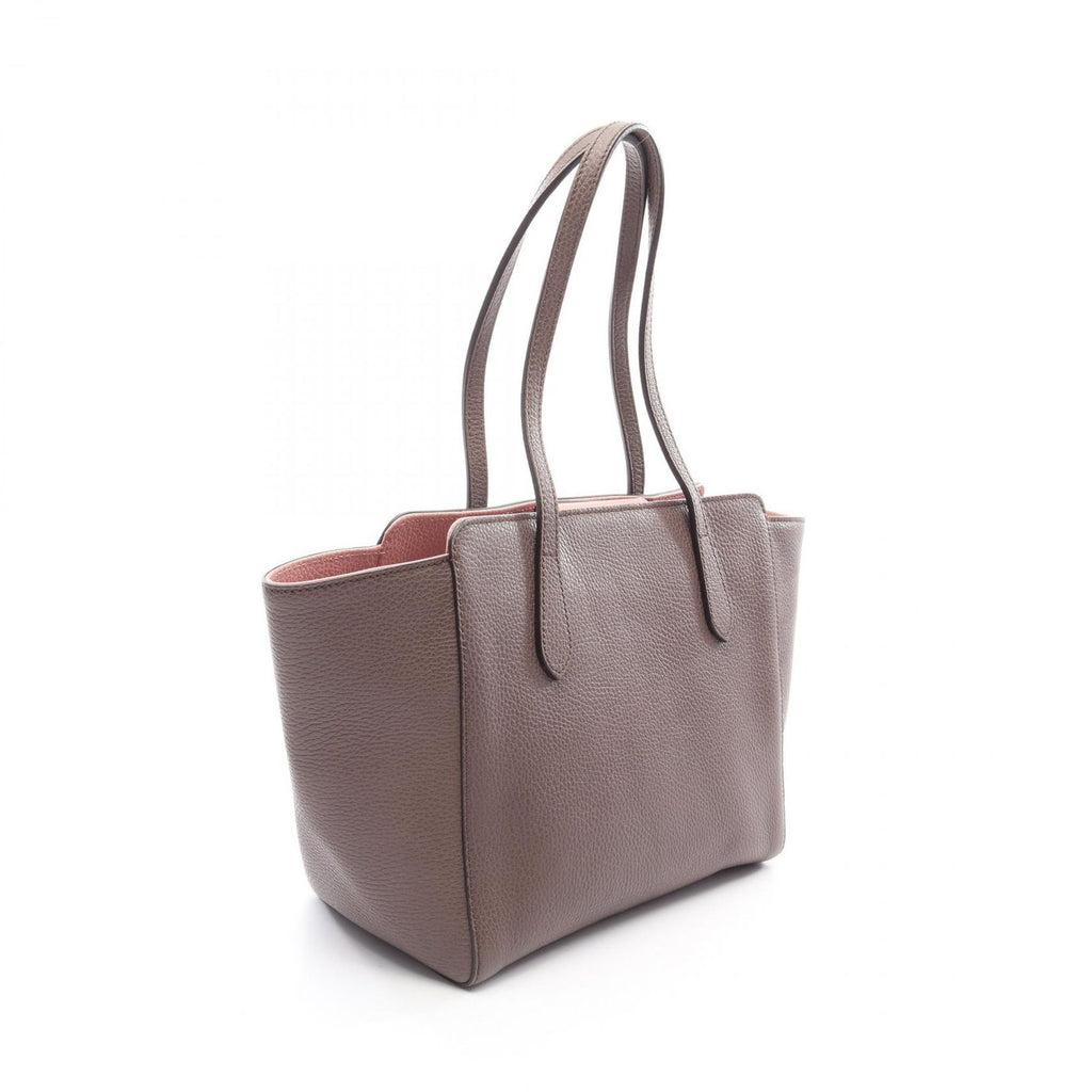 Gucci Tote Swing Gray Leather — view 2
