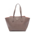 Gucci Tote Swing Gray Leather