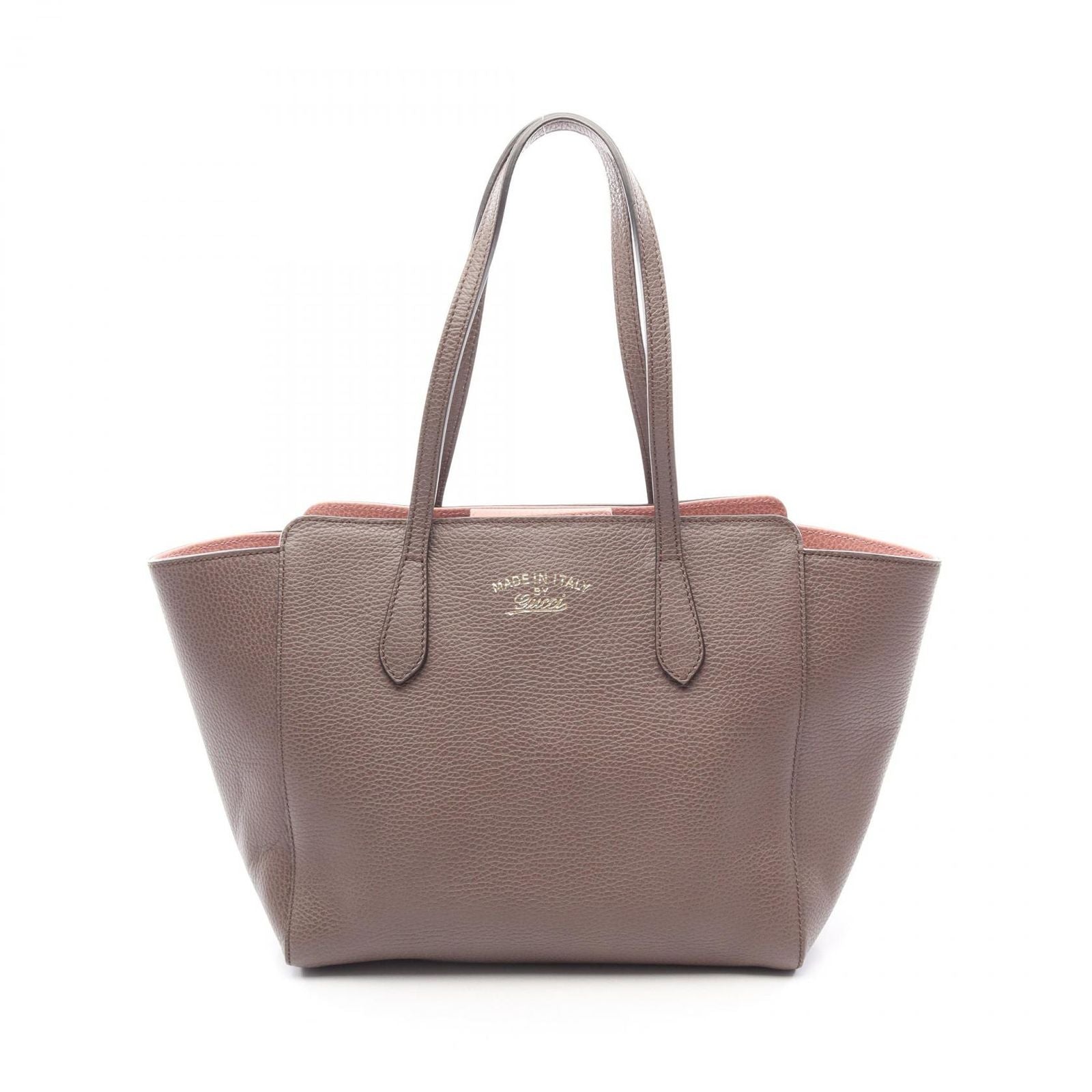 Gucci Tote Swing Gray Leather