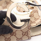 Gucci Shoulder Bag Shallot GG Canvas Beige Ivory — view 7