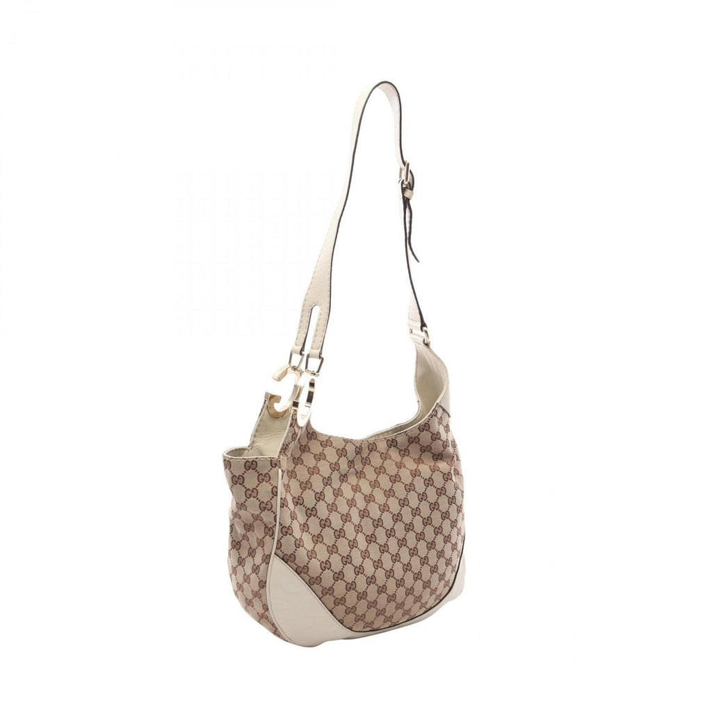 Gucci Shoulder Bag Shallot GG Canvas Beige Ivory — view 2