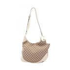Gucci Shoulder Bag Shallot GG Canvas Beige Ivory