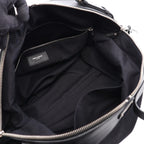 Saint Laurent Paris Shoulder Bag ID Convertible 2-Way Black Canvas Leather — view 3